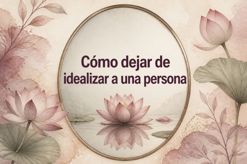 Cómo dejar de idealizar a una persona — Flor de Loto by Mayra