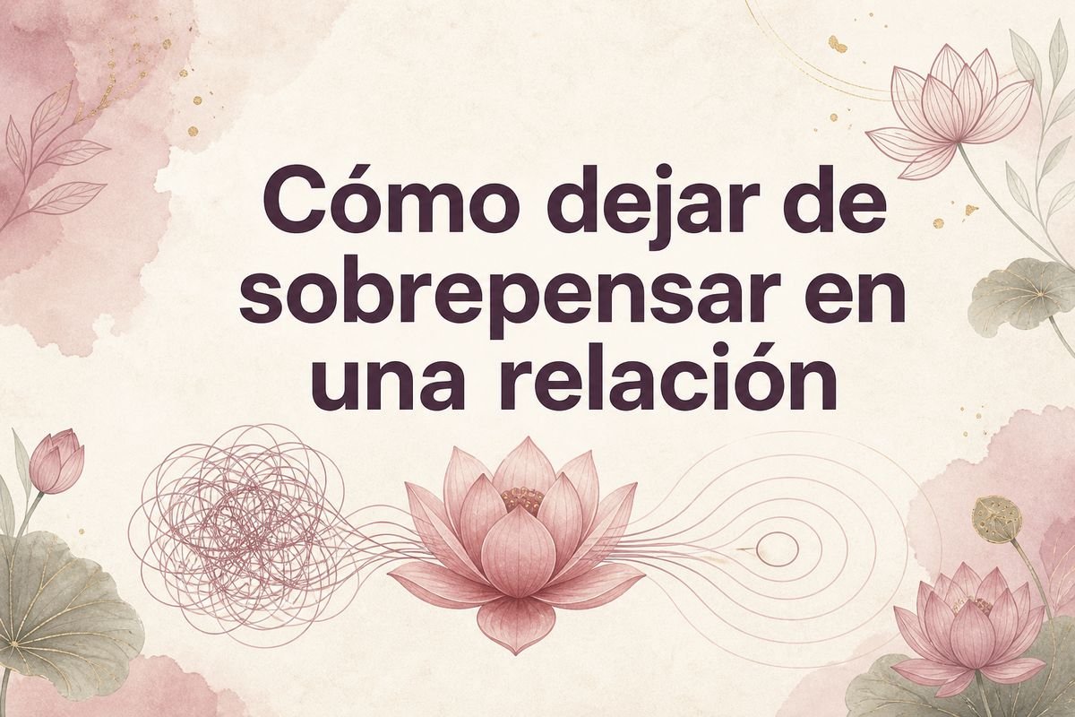 Cómo dejar de sobrepensar en una relación — Flor de Loto by Mayra