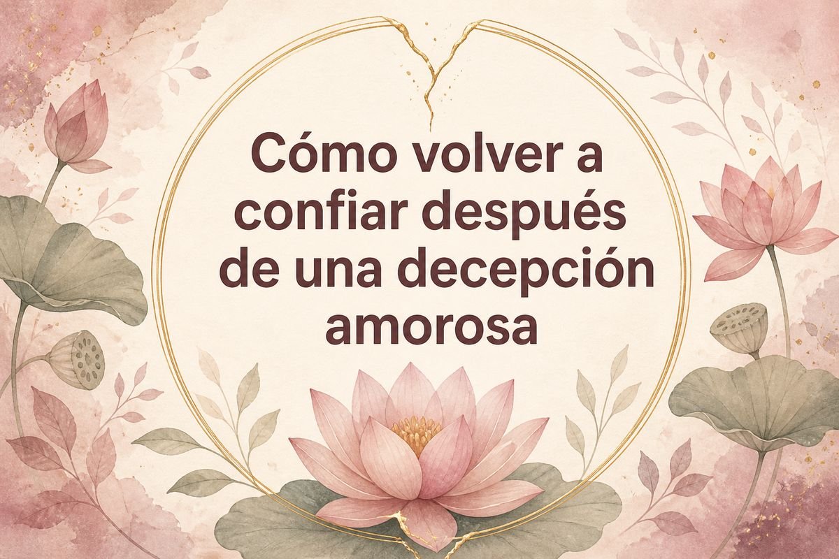 Cómo volver a confiar después de una decepción amorosa — Flor de Loto by Mayra